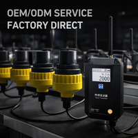 Capteur de niveau de liquide ultrasonique sans contact B2B 4G RS485 NB-IoT pour la surveillance des réservoirs d'engrais liquides, agriculture de précision IoT