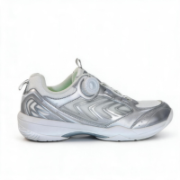 Chaussures professionnelles de badminton, tennis et pickleball, unisexes, respirantes, avec fermoir pivotant, résistantes aux chocs, chaussures d'entraînement, taille 36-45