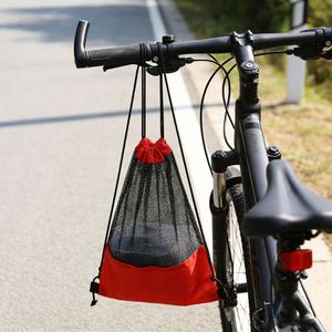 Sports Mesh Drawstring Sack Fitness Training Backpack Portable Storage Custom Logo Sport Travel Bag - Product Image 3