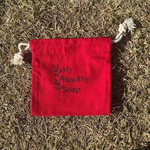 Biodegradable Minimalist Cotton <b>Drawstring</b> Bag Fashion Trendy Canvas <b>Pouch</b> Bag Eco-Friendly Dust Small <b>Pouch</b> - Product Image 3