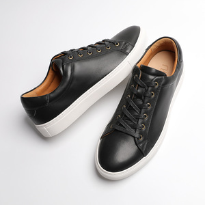 Zapatillas Casuales de Caña Baja con Cordones, Parte Superior de Cuero Premium, Ojales Metálicos, Suela de Goma Texturizada, Zapatos para Caminar Saludables - Product Image 6