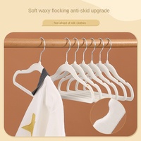 Perchas de Terciopelo para Ropa de Bebé, Antideslizantes, Individuales, para Guardar Ropa en el Armario, Modernas, Sencillas y Sostenibles