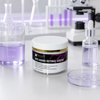 Crème Visage Bio Personnalisée Sans Parabène Anti-rides Anti-âge et Hydratant au Collagène et Glycérine Crème au Rétinol