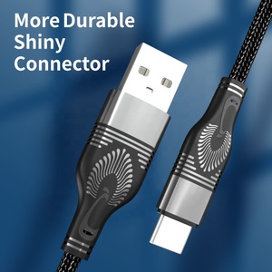 A11L 3A 1M Nylon Tresse Ligne de Données Type C Charge Rapide Téléphone Mobile Chargeur USB <span class=keywords><strong>Pas</strong></span> <span class=keywords><strong>Cher</strong></span> Prix <span class=keywords><strong>Urus</strong></span> avec 5V Tension - Product Image 3