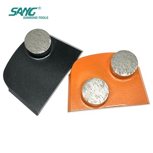 SANG Venta al por Mayor Directo de Fábrica 30 #   40 #   Bloque de Diamante Segmentado de Doble Botón de Super Calidad con Unión Metálica para Pulido de Suelos de Hormigón - Product Image 4
