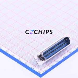 D-DB0025PM-A000 D-Sub/VGA Connector Connector ( Connector Type: Standard D-Sub )( Gender: Male )( Total Number of PINs: 25P ) - Product Image 1