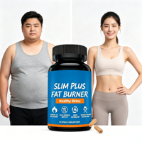 Capsules brûle-graisses Slim Plus très vendues, perte de poids naturelle à base de plantes pour la suppression de l'appétit, le métabolisme et la détoxification, OEM/ODM