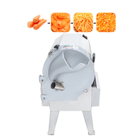 Commerciële aardappelgroenten Banaansnijmachine Fruit snijmachine Snijmachine met elektrische motor Energiebesparend Lange levensduur