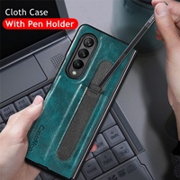 Étui de téléphone portable en cuir de style professionnel pour Z Fold 3, protection antichoc, anti-rayures, résistant à la saleté, logo personnalisé, port de Guangzhou