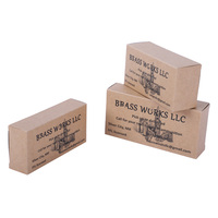 Boîtes à munitions en carton personnalisées imprimées, boîtes à munitions en papier pour munitions de 9 mm
