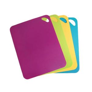 Juego de Tablas de Cortar de Plástico Flexible, con Código de Color, Antideslizantes, Libres de BPA, Herramientas de Cocina Flexibles - Product Image 1