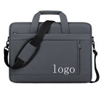 Sacoche d'ordinateur portable professionnelle en Oxford, moderne, durable, avec logo personnalisé, design bandoulière étanche, grande capacité pour le travail de bureau