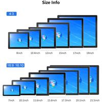 Panel PC Industrial Integrado de 15 Pulgadas con Bisel de 10 mm, Estilo Escritorio, J1900 J4125 J6412 I3 I5 I7, Marco Abierto, POS Táctil, en Stock