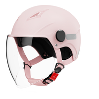 Casque de vélo électrique SD hommes toutes saisons batterie universelle demi-casque femmes été moto équitation casque de sécurité