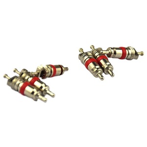 Válvula de bola sin cámara de cobre de 27.6mm con núcleo grande para maquinaria pesada, camiones y vehículos de minería, con conexión americana - Product Image 5