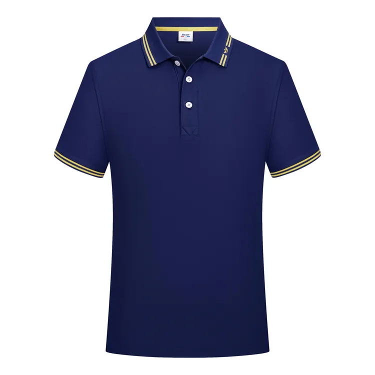 Özel logo kendi marka standı yaka polo GÖMLEK kısa kollu pamuk hızlı kuru t-shirt Polo GÖMLEK