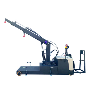 Chariot télescopique empileur personnalisé 1200kg 3m Mini grue montée sur batterie électrique chariot élévateur à flèche - Product Image 4