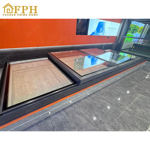 Khung nhôm không thấm nước kính cường lực có động cơ có thể thu vào trượt mái cửa sổ trời - Product Image 3