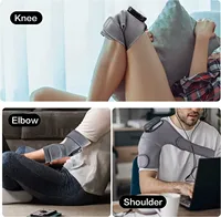 3-in-1 Kabelloses Elektrisches USB-Massagegerät für Ellbogen und Knie mit Vibrationsmassage und Schulterstütze