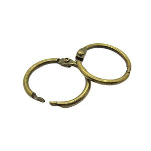 Anillas de Encuadernación de Hojas Sueltas EWANG de Bronce Antiguo de 1 Pulgada para Álbumes de Recortes, Manualidades y Fotos - Product Image 1