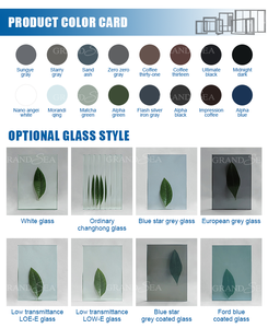 Fenêtres au design élégant pour la maison avec de belles photos et images, fenêtres coulissantes en aluminium anti-ouragan au design simple - Product Image 3