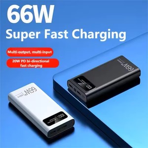 Banque d'alimentation portable 20000mAh 20W charge <span class=keywords><strong>super</strong></span> rapide avec affichage LED <span class=keywords><strong>batterie</strong></span> <span class=keywords><strong>externe</strong></span> haute capacité pour les voyages en plein air - Product Image 5