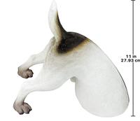 Statue de jardin historique the Terrier, 30 cm, en résine polypc, Statue d'animaux de compagnie