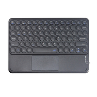Clavier Bluetooth ultra fin sans fil, 78 touches, clavier portable pour tablette, smartphone, ordinateur portable, voyage