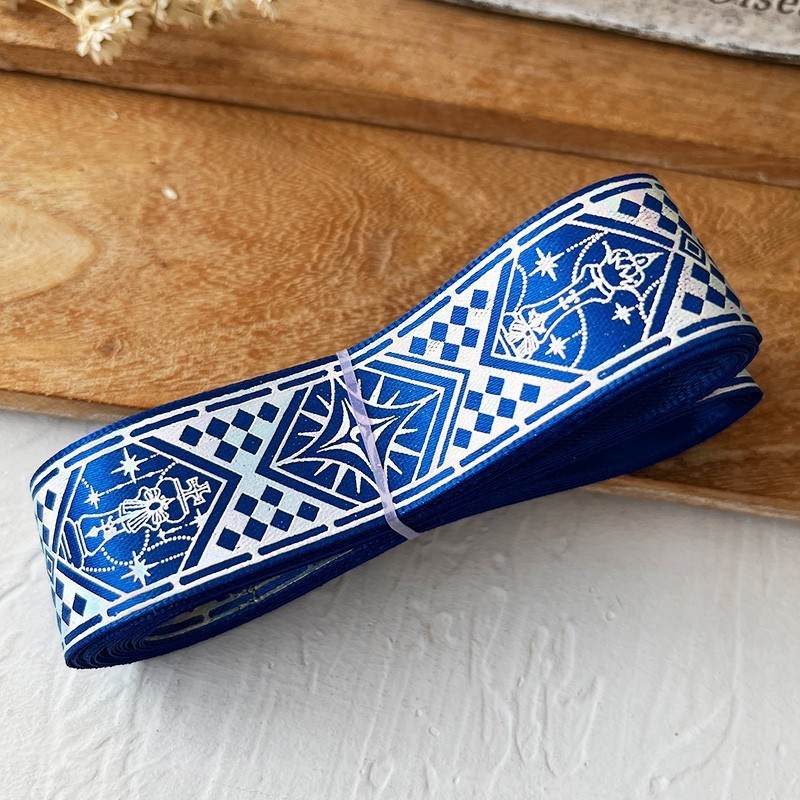 Bleu Royal-2,5 cm, 20 ans par rouleau