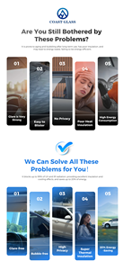 Film teinté pour voiture COAST PET - Réjection UV IR à 99 %, auto-adhésif, protection <span class=keywords><strong>de</strong></span> la vie privée, épaisseur 2 mil, film pour vitres <span class=keywords><strong>de</strong></span> voiture - Product Image 4