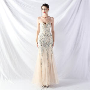 31812 #   Nuevo Vestido de Noche con Lentejuelas Ultra Densas y Costura de Cuentas Pesadas - Product Image 4