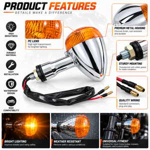 Clignotants de moto de haute qualité adaptés aux modèles d'origine <span class=keywords><strong>SUZUKI</strong></span> <span class=keywords><strong>INTRUDER</strong></span> <span class=keywords><strong>125</strong></span> - 250. - Product Image 3