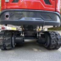 Livraison gratuite !! Mini-excavatrice d'occasion chinoise EPA/EURO 5 2 tonnes 1 tonne 1,7 tonne avec cabine, mini-pelle à vendre
