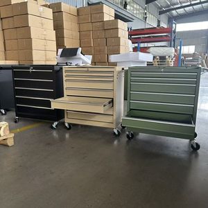 Hairdressing trolley, mobile storage box, drawer-style metal storage, workbench, tool storage, portable hairdressing - Product Image 6