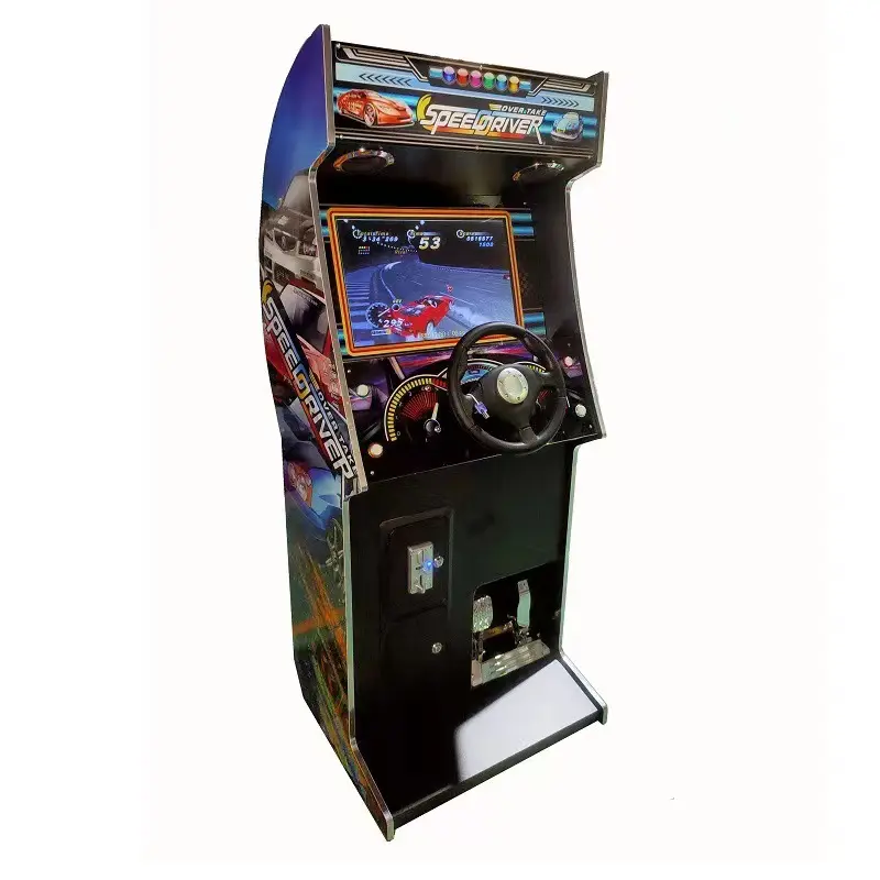 Coins Operated Games 22 Inch Video Arcade Machine Racing Simulation Indoor Sports Off Road Toy Car
