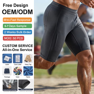 <b>Compression</b> Marathon <b>Shorts</b> Lightweight Breathable High Waist Tights Athletics Lined Female Stretch Fitness Men Running <b>Shorts</b> - Product Image 1