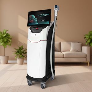 Vertical 4 Wavelength Diode Laser Hair Removal <b>Machine</b> Waveguide-Free High Efficiency Ice Painless Beauty Device - Product Image 1