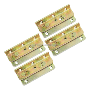 Thép nặng nhiệm vụ chống gỉ giường đường sắt khung đồ nội thất phần cứng để kết nối gỗ cho nhà bếp bộ phận giường (8 gói) - Product Image 1