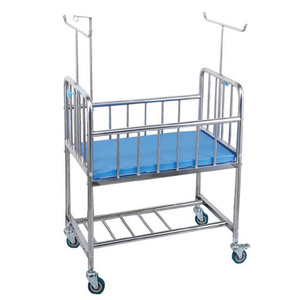 BT-AB120 avec <span class=keywords><strong>support</strong></span> de <span class=keywords><strong>moustiquaire</strong></span> IV pôle <span class=keywords><strong>lit</strong></span> médical <span class=keywords><strong>pour</strong></span> bébé en acier inoxydable hôpital chariot <span class=keywords><strong>pour</strong></span> bébé - Product Image 1