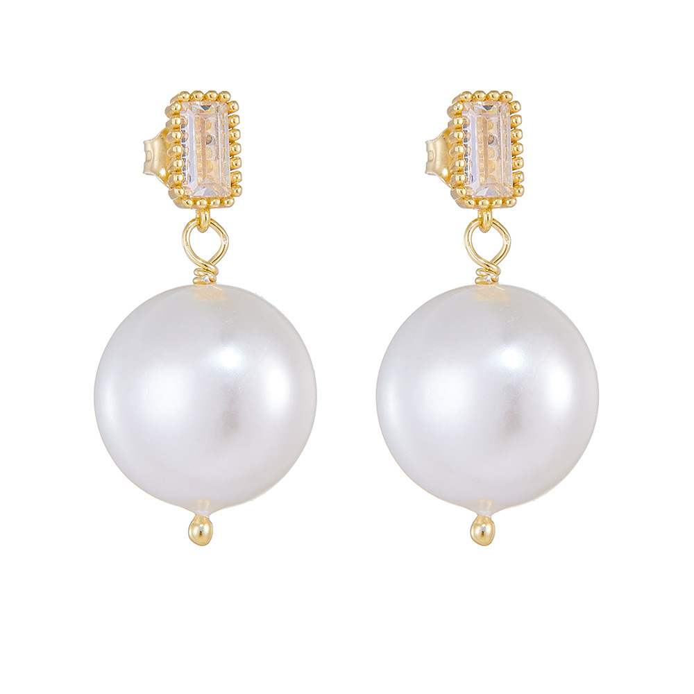 Handmade Unique and Elegant Mother of Pearl Drop Earrings for Women Exquisite Pearl Jewelry