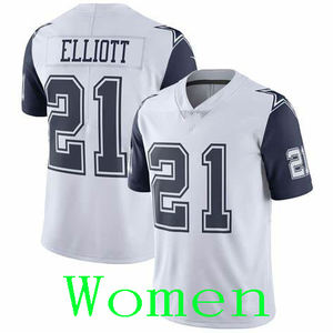 Wanita wanita 4 Dak Prescott 21 Ezekiel Elliott 7 trewon Diggs 88 ceebee domba 11 Micah Parsons Jersey sepak bola - Product Image 5