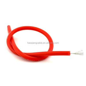 Fil isolé en silicone souple rouge <span class=keywords><strong>JGG</strong></span> 0,2 mm² 24AWG 60KV résistant à la chaleur pour contrôle de banc de test haute tension - Stock usine - Product Image 5