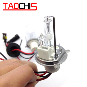 Taochis 12V 75W H4-2 <span class=keywords><strong>HI</strong></span>/lo xenon HID Bóng đèn <span class=keywords><strong>Halogen</strong></span> đèn pha 4300K 5000K 6000K <span class=keywords><strong>8000K</strong></span> xe HID đèn sương mù thay thế - Product Image 2