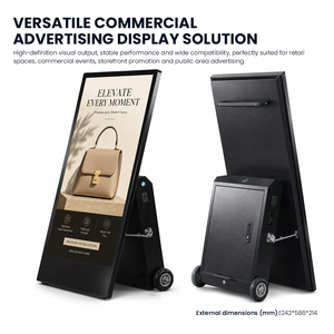Écran LCD portable de 43 pouces en forme de A pour affichage numérique extérieur, idéal pour les magasins et les restaurants - Product Image 3