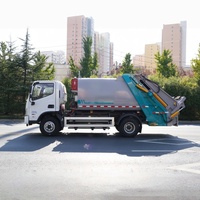 Camion Compacteur de Déchets Diesel Manuel 4x2 à Prix Bas, Vente Directe Usine, Camion Poubelle Mobile avec Composants Clés Moteur et Boîte de Vitesses