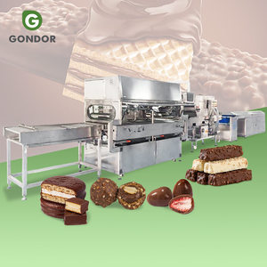 Máquina Eléctrica Enrobera de Chocolate para Dátiles y Helados, 1200mm x 600mm, para Barras de Caramelo, 5kg, con Proceso - Product Image 1
