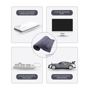 Coussin chauffant USB multifonction lesté, portable, avec trois réglages de température et fonction d'arrêt automatique - Product Image 5