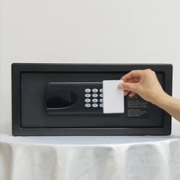 Caja de Seguridad Electrónica Digital Comercial para Hotel con Cerradura de Acero Laminado en Frío, Desbloqueo por Contraseña/Llave Mecánica y Aplicación TTLock