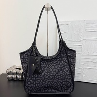 Nouveau sac à main décontracté de luxe pour femme, sac à bandoulière, automne/hiver, imprimé léopard, doublure en toile, fermeture à glissière, sac fourre-tout à une seule bandoulière