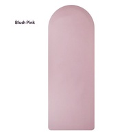 Premium 5mm Halbrunde PU Naturkautschuk-Matte Rutschfest Schweißresistent Stoßdämpfende Unterlage für Heimtraining Pilates Yoga-Matte